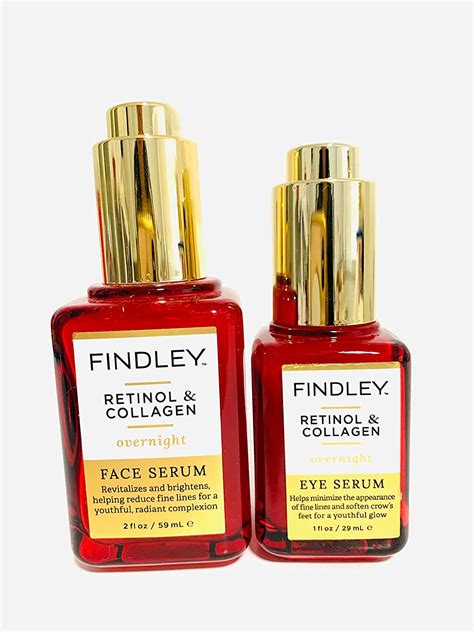 You also do not have to leave it on for super long to notice a different. . Findley face serum